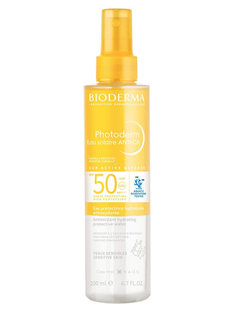 Bioderma Photoderm Eau Solaire ANTI-OX SPF50 Peaux Sensibles 200 ml
