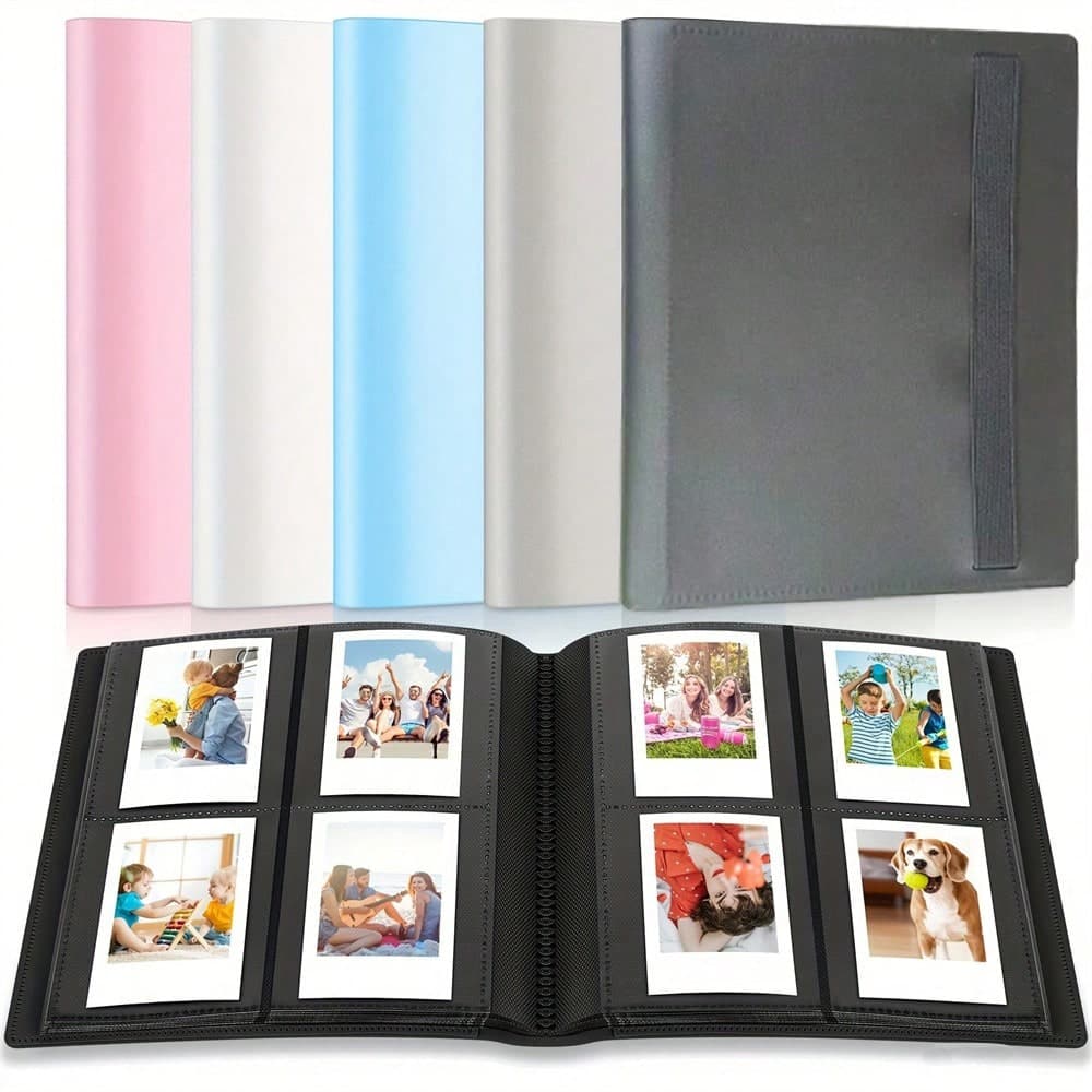 Capturer des moments: améliorez votre voyage photographique avec lalbum photo miniature à 160 poches compatible avec Fujifilm Mini, Snap, Z2300, les